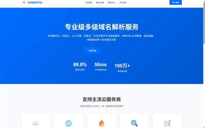 DNS多级域名分发系统-速聚网