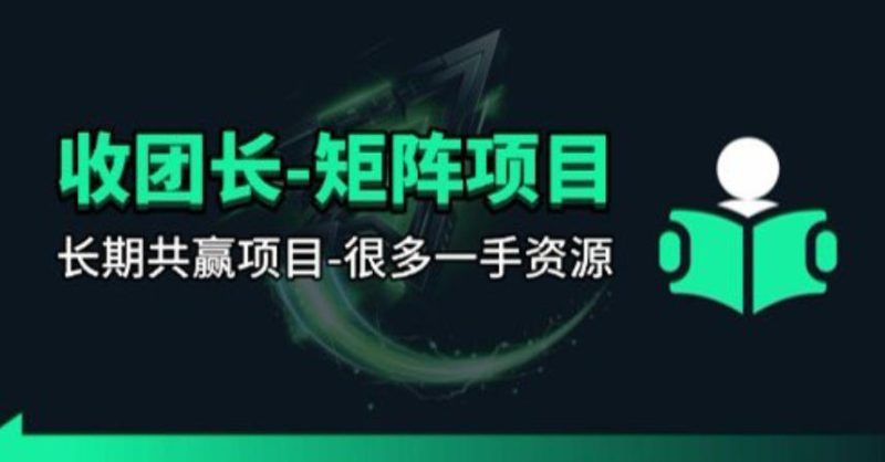 【团长合作】视频矩阵项目_招发手矩阵+剪辑师,共赢项目【揭秘】-速聚网